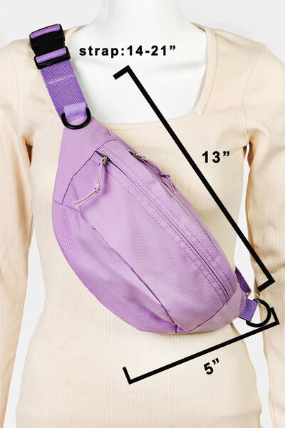 Fame Adjustable Strap Sling Bag - The Lakeside Boutique