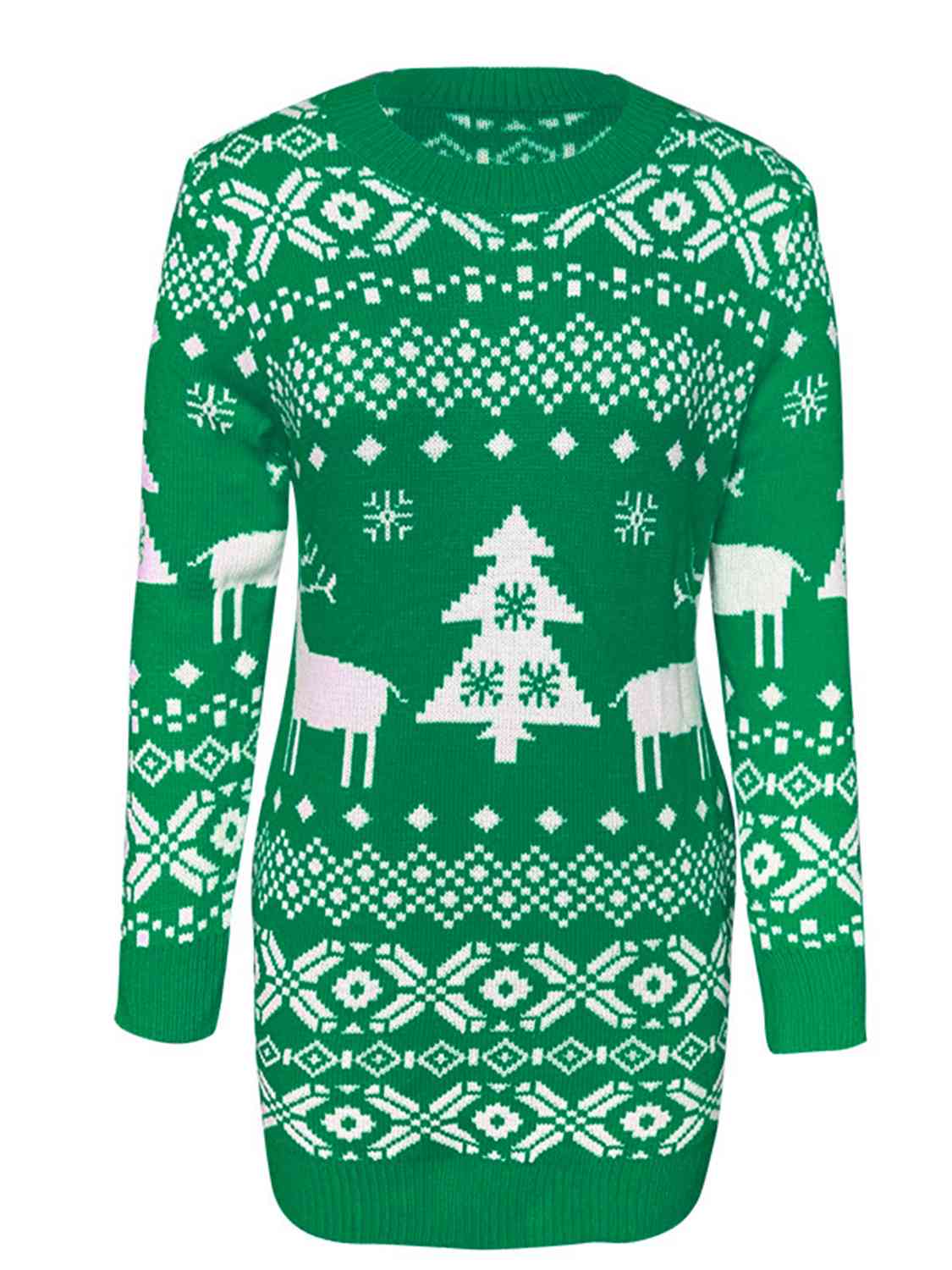 Christmas Mini Sweater Dress - The Lakeside Boutique