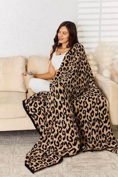 Cuddley Leopard Decorative Throw Blanket - The Lakeside Boutique