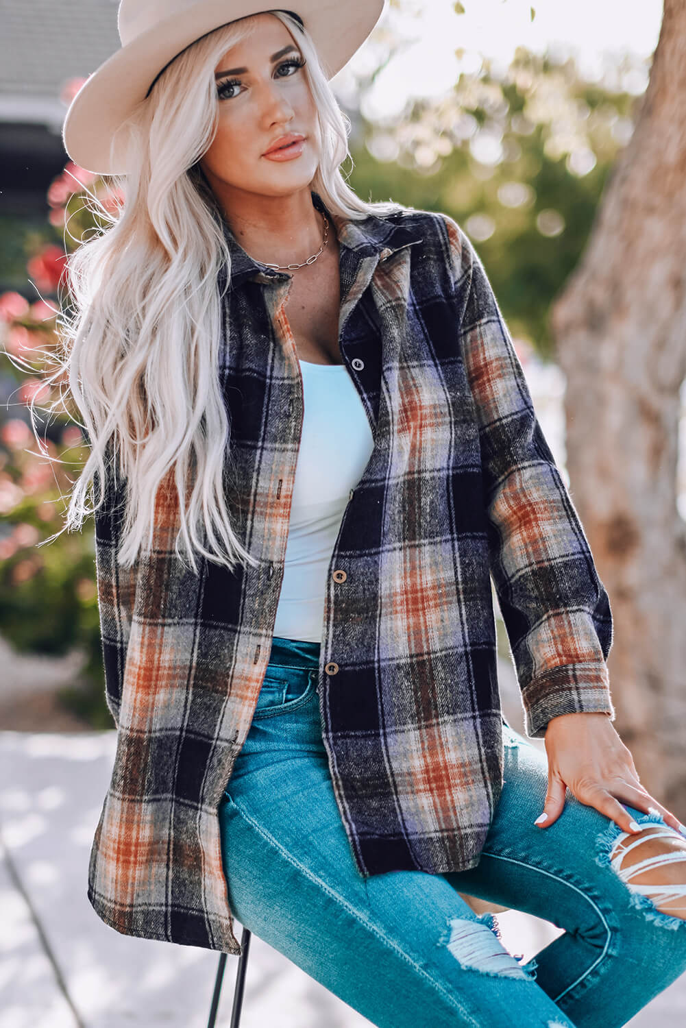 Fall the Things Plaid Shirt - The Lakeside Boutique