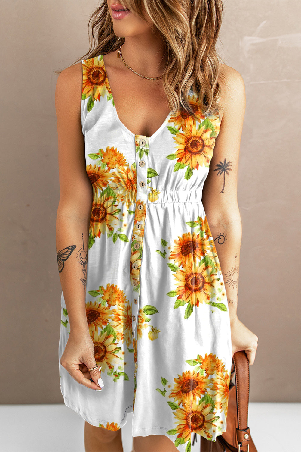 Sunflower Dress - The Lakeside Boutique