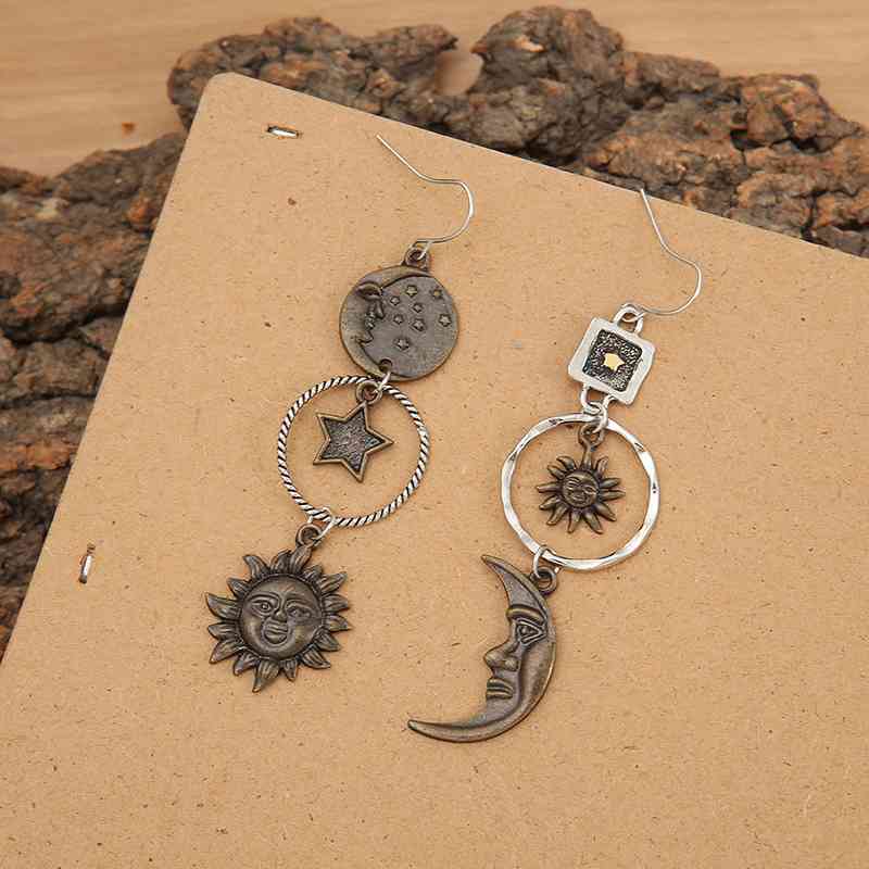 Star, Sun, and Moon Earrings - The Lakeside Boutique