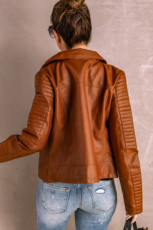 Date night Faux Leather Jacket