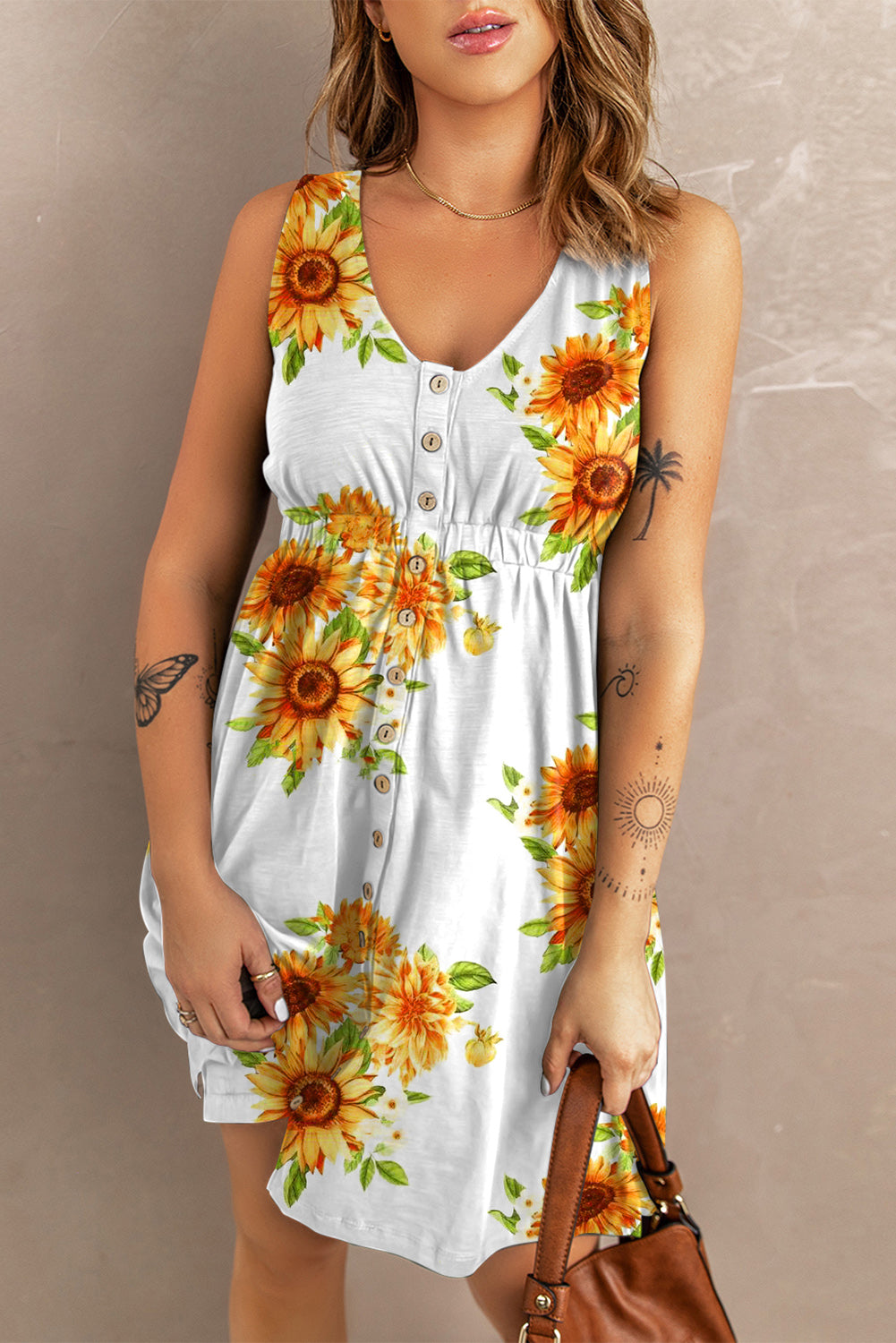 Sunflower Dress - The Lakeside Boutique