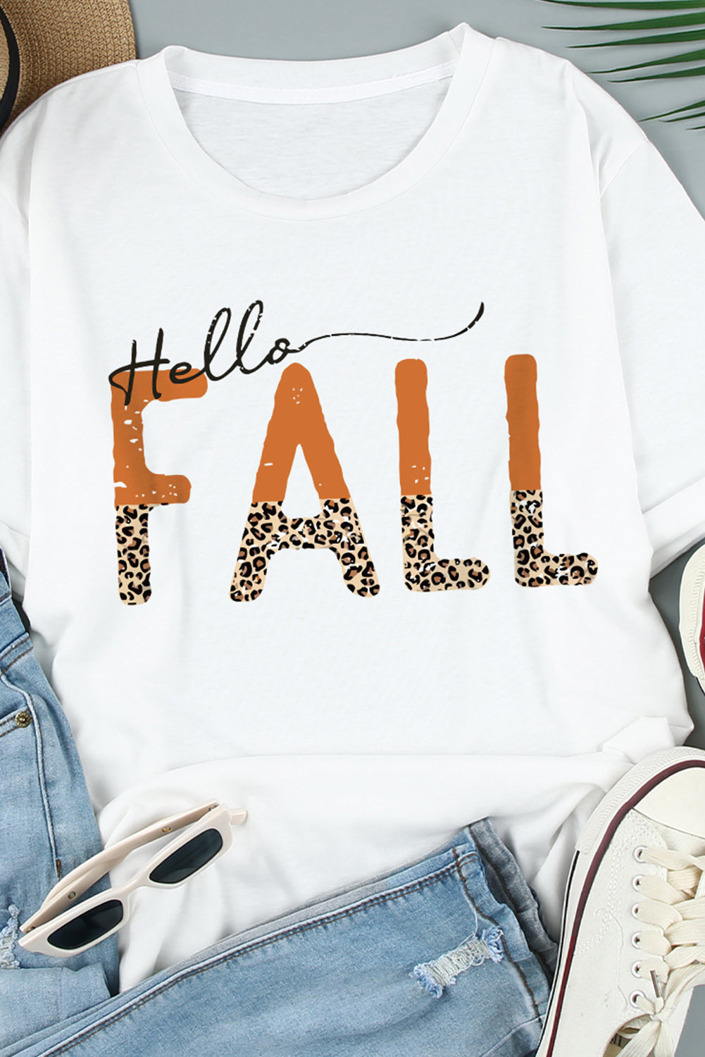 HELLO FALL Graphic Tee - The Lakeside Boutique