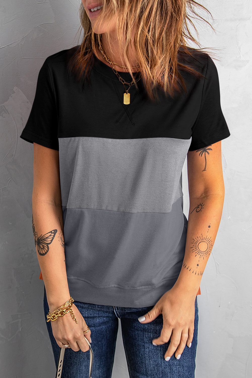 Round Neck T-Shirt - The Lakeside Boutique